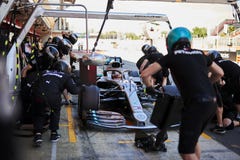 Formula One Spain Grand Prix stock photography Formula One Spain Grand Prix stock photography