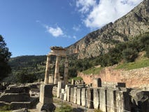 Forntida Delphi fotografering för bildbyråer Forntida Delphi fotografering för bildbyråer