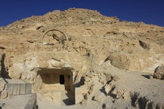 Forntida fördärvar av Avdat, den Nabatean staden royaltyfri foto Forntida fördärvar av Avdat, den Nabatean staden royaltyfri foto