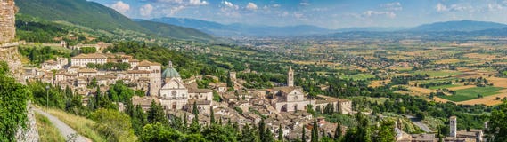 Forntida stad av Assisi, Umbria, Italien royaltyfri foto Forntida stad av Assisi, Umbria, Italien royaltyfri foto