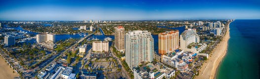 Fort Lauderdale Coastline , Aerial View Of Florida Royalty Free Stock Image Fort Lauderdale Coastline , Aerial View Of Florida Royalty Free Stock Image