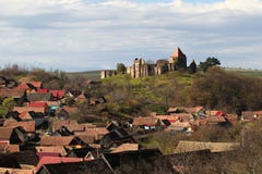 Forteresse de Slimnic, Sibiu, la Transylvanie, Roumanie photographie stock Forteresse de Slimnic, Sibiu, la Transylvanie, Roumanie photographie stock