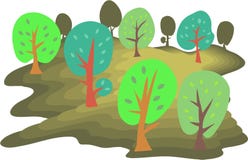 Forêt illustration stock Forêt illustration stock