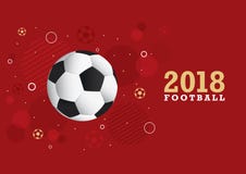 Fotbollmästerskapdesign 2018 Arkivfoto Fotbollmästerskapdesign 2018 Arkivfoto