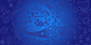 FotbollRyssland världscup 2018 royaltyfri illustrationer FotbollRyssland världscup 2018 royaltyfri illustrationer