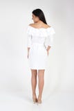 Foto de la moda del modelo femenino hermoso joven en vestido imagen de archivo Foto de la moda del modelo femenino hermoso joven en vestido imagen de archivo
