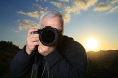 Fotograaf royalty-vrije stock afbeeldingen Fotograaf royalty-vrije stock afbeeldingen