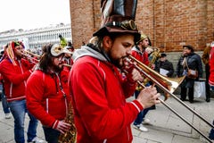 Fotoweergeven in de Stad van Venetië tijdens de Carnaval-Vakantie royalty-vrije stock afbeelding Fotoweergeven in de Stad van Venetië tijdens de Carnaval-Vakantie royalty-vrije stock afbeelding