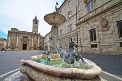 Fountain in Ascoli Piceno, Italy