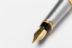 Fountain pen isolated on white background stock photography Fountain pen isolated on white background stock photography