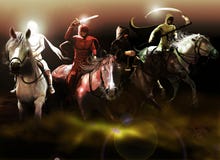 The four horsemen of the Apocalypse
