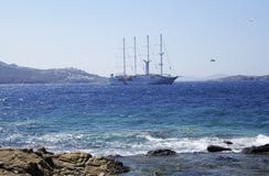 Four Mast Sailing Ship royalty free stock photo Four Mast Sailing Ship royalty free stock photo