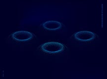Four particle turbines royalty free illustration Four particle turbines royalty free illustration