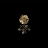 Four season logo. Spa and resort emblem. A beautiful golden logo like a tree with branches, leaves, and fruits. vector illustration Four season logo. Spa and resort emblem. A beautiful golden logo like a tree with branches, leaves, and fruits. vector illustration