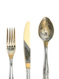 Fourchette, couteau et cuillère image stock Fourchette, couteau et cuillère image stock