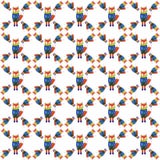 Fox-Muster in der Applikationsart lizenzfreie abbildung Fox-Muster in der Applikationsart lizenzfreie abbildung