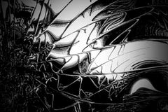 Fractal image: a bizarre black and white world. vector illustration Fractal image: a bizarre black and white world. vector illustration