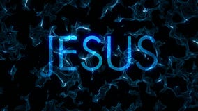 Fractale JESUS Water Abstract Loop Fractale JESUS Water Abstract Loop