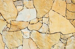 Fragment Of A Sandstone Wall Stock Images