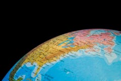 Fragment Of Globe Of World Isolated Royalty Free Stock Image Fragment Of Globe Of World Isolated Royalty Free Stock Image