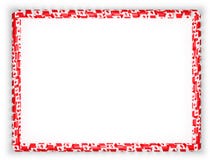 Canada flag border stock illustration. Image of illustration - 29365024