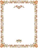 Frame decorativo floral no estilo do vintage Foto de Stock Royalty Free Frame decorativo floral no estilo do vintage Foto de Stock Royalty Free