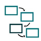 Frame for photo or text with arrows royalty free illustration Frame for photo or text with arrows royalty free illustration