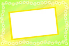 Frame With A Flower Border Royalty Free Stock Photography