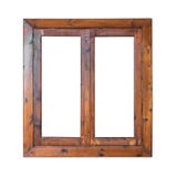 Frame of a wooden window exterior side Royalty Free Stock Photos Frame of a wooden window exterior side Royalty Free Stock Photos