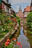 Frances, la ville pittoresque de Wissembourg en Bas Rhin photographie stock libre de droits Frances, la ville pittoresque de Wissembourg en Bas Rhin photographie stock libre de droits