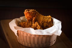 Frango frito foto de stock royalty free Frango frito foto de stock royalty free