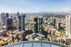 Frankfurt am Main Germany - cityscape aerial view stock images Frankfurt am Main Germany - cityscape aerial view stock images