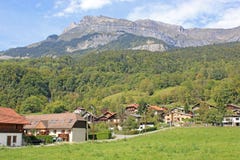 Franse Alpen in Passy royalty-vrije stock foto Franse Alpen in Passy royalty-vrije stock foto