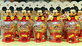 Frascos dos doces do rato de Mickey imagens de stock Frascos dos doces do rato de Mickey imagens de stock
