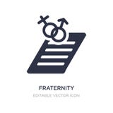 fraternity icon on white background. Simple element illustration from Education concept stock illustration fraternity icon on white background. Simple element illustration from Education concept stock illustration