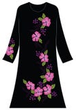 Frauen ` s Kleidung: Pelargonienblumen stock abbildung Frauen ` s Kleidung: Pelargonienblumen stock abbildung