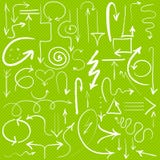 frecce disegnate a mano di vettore, insieme Immagine Stock Libera da Diritti frecce disegnate a mano di vettore, insieme Immagine Stock Libera da Diritti