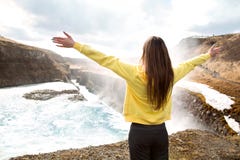 Free Happy Woman Enjoying Nature. Beauty Girl Outdoor. Freedom c stock photography Free Happy Woman Enjoying Nature. Beauty Girl Outdoor. Freedom c stock photography