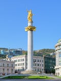 Freedom Monument On The Freedom Square In Tbilisi, Georgia Stock Photos Freedom Monument On The Freedom Square In Tbilisi, Georgia Stock Photos