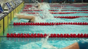 Freestyle swimming turn