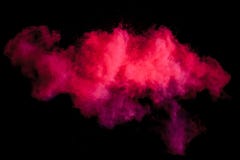 Freeze motion of red dust explosion stock image Freeze motion of red dust explosion stock image