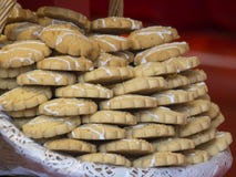 French biscuits. Traditional French biscuits at a souvenir shop in L'Isle sur la Sorgue, France royalty free stock photo French biscuits. Traditional French biscuits at a souvenir shop in L'Isle sur la Sorgue, France royalty free stock photo