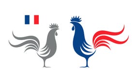 French rooster stock vector. Illustration of french, male - 85420288