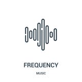 frequency icon vector from music collection. Thin line frequency outline icon vector illustration vector illustration frequency icon vector from music collection. Thin line frequency outline icon vector illustration vector illustration