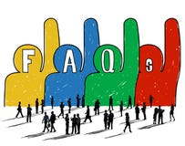 Frequently Asked Questions FAQ Problems Concept stock illustration Frequently Asked Questions FAQ Problems Concept stock illustration