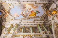 Frescos Palazzo Pitti - Florence royalty free stock photography Frescos Palazzo Pitti - Florence royalty free stock photography