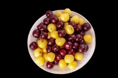 Fresh cherry background. Macro detail, isolated cherryes. Food background royalty free stock photography Fresh cherry background. Macro detail, isolated cherryes. Food background royalty free stock photography