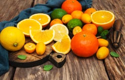 Fresh Citrus Fruits Stock Photo Fresh Citrus Fruits Stock Photo