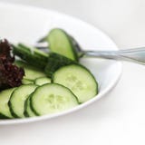 Fresh Cucumber Salad Royalty Free Stock Photo