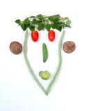 FRESH FOOD SMILEY stock photo FRESH FOOD SMILEY stock photo